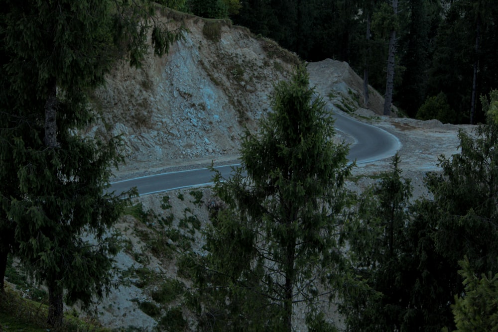 Un camino en las montañas