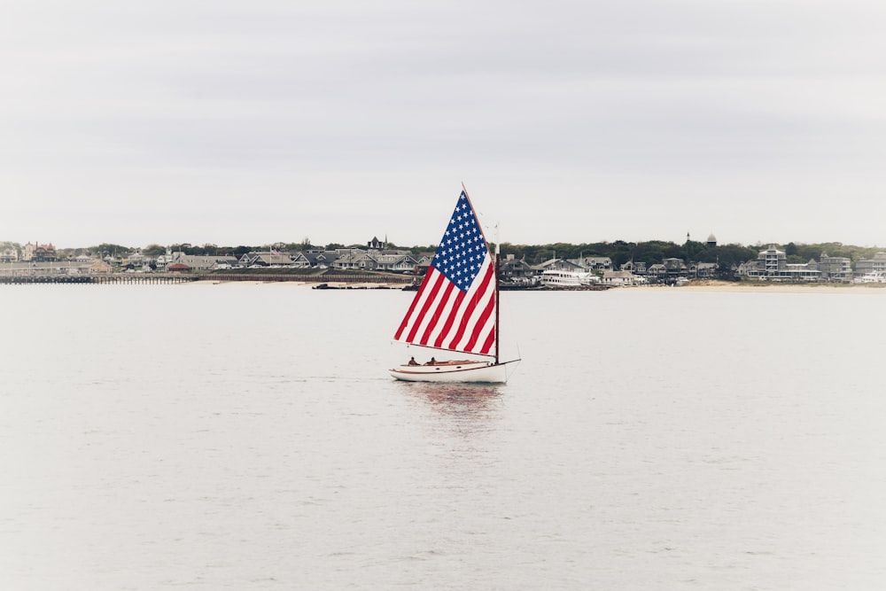 a sailboat on the water