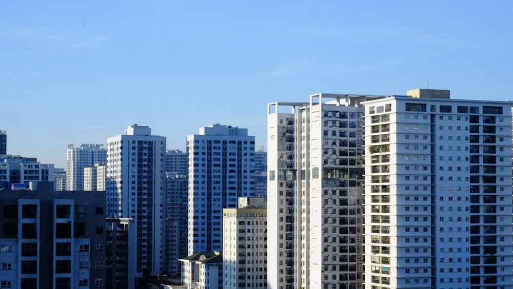 a group of buildings