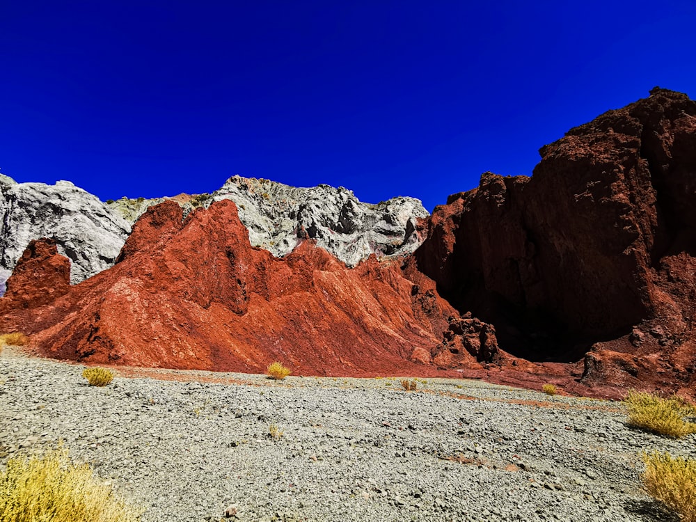 a rocky desert landscape