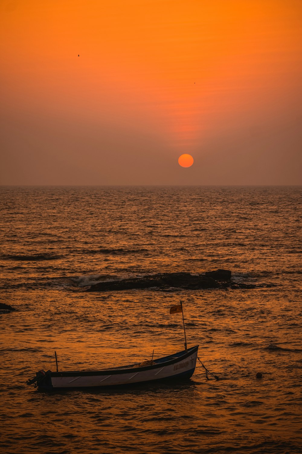 a boat on the beach