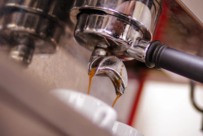 VIP training session with expert demonstrating coffee extraction techniques.