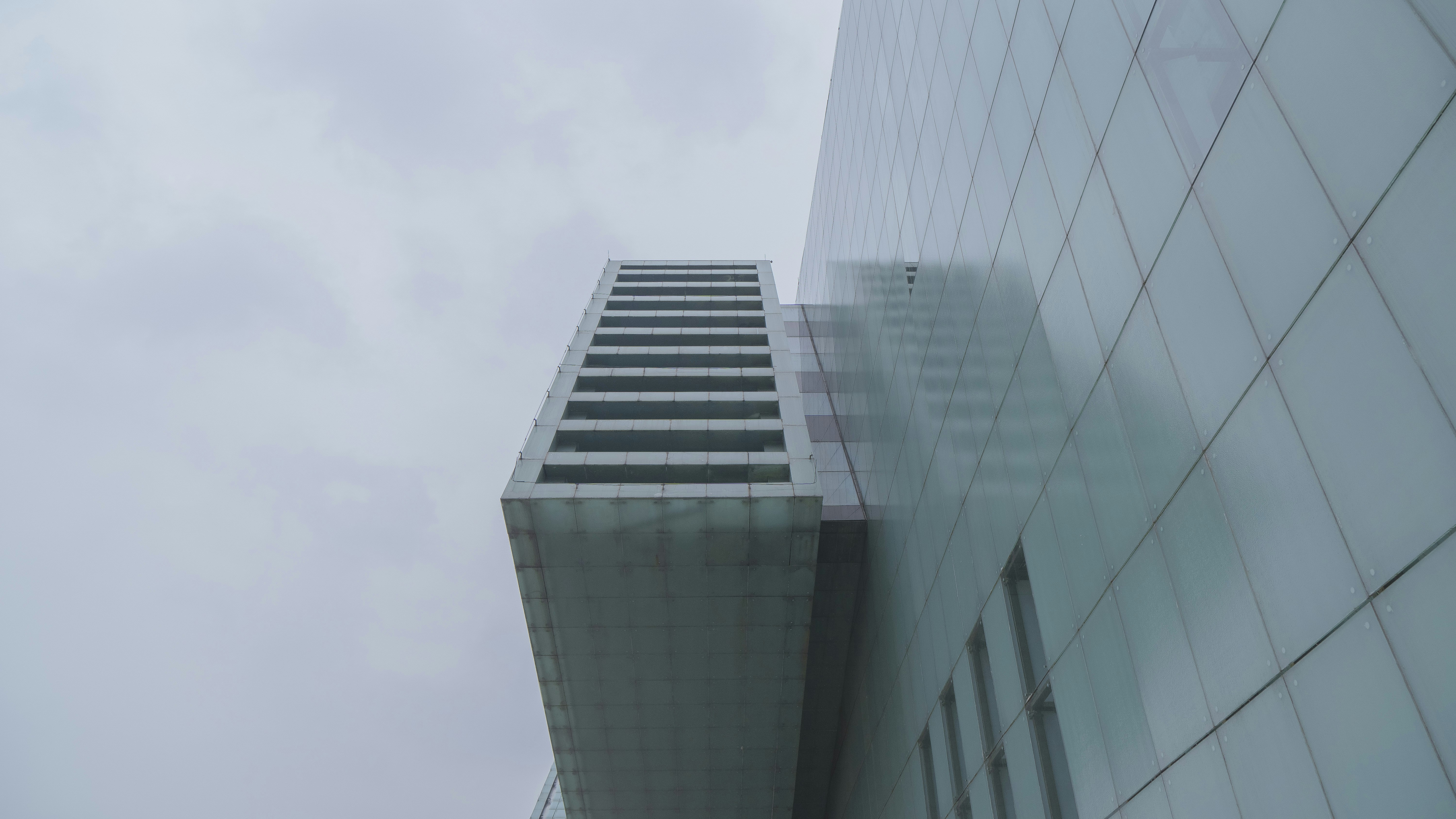 a close up of a tower