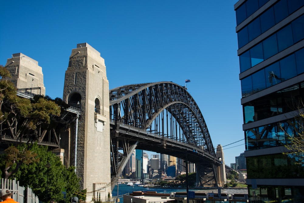 a bridge with a tower