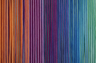 a close up of a group of colorful lines