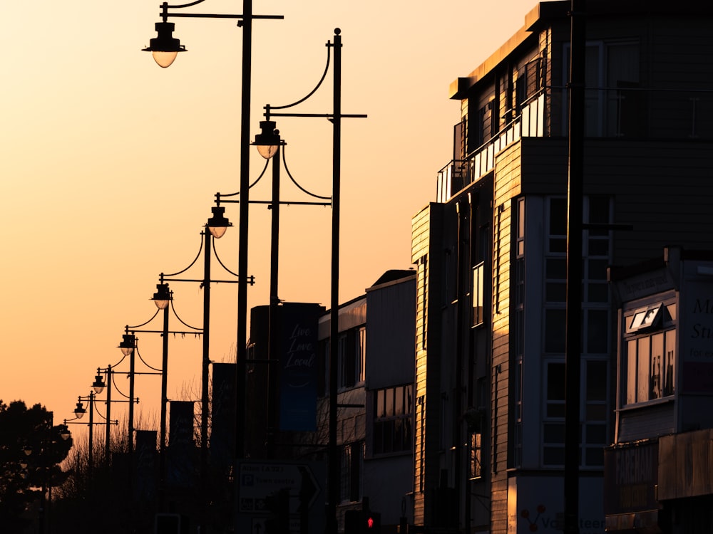 a row of buildings