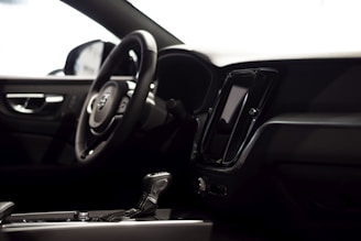 the interior of a car