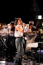 a group of people playing instruments