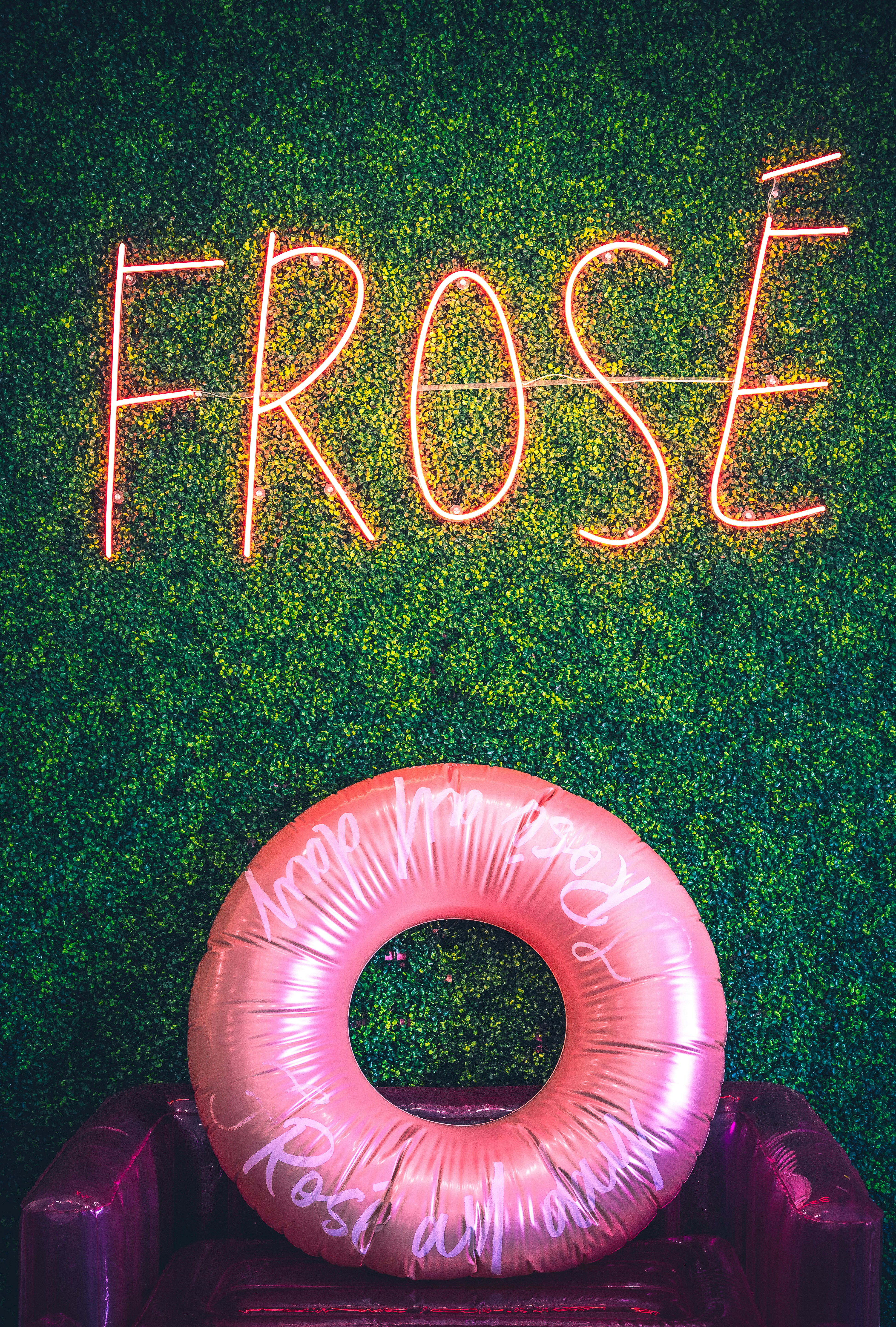 frose station at barbie theme backyard party ideas