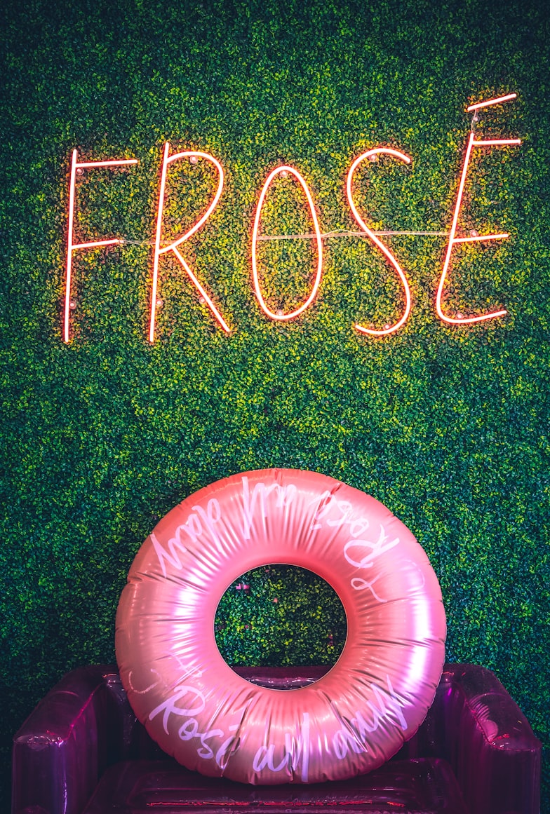 frose station at barbie theme backyard party ideas