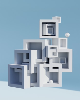 a white toy house