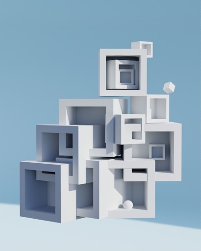 a white toy house