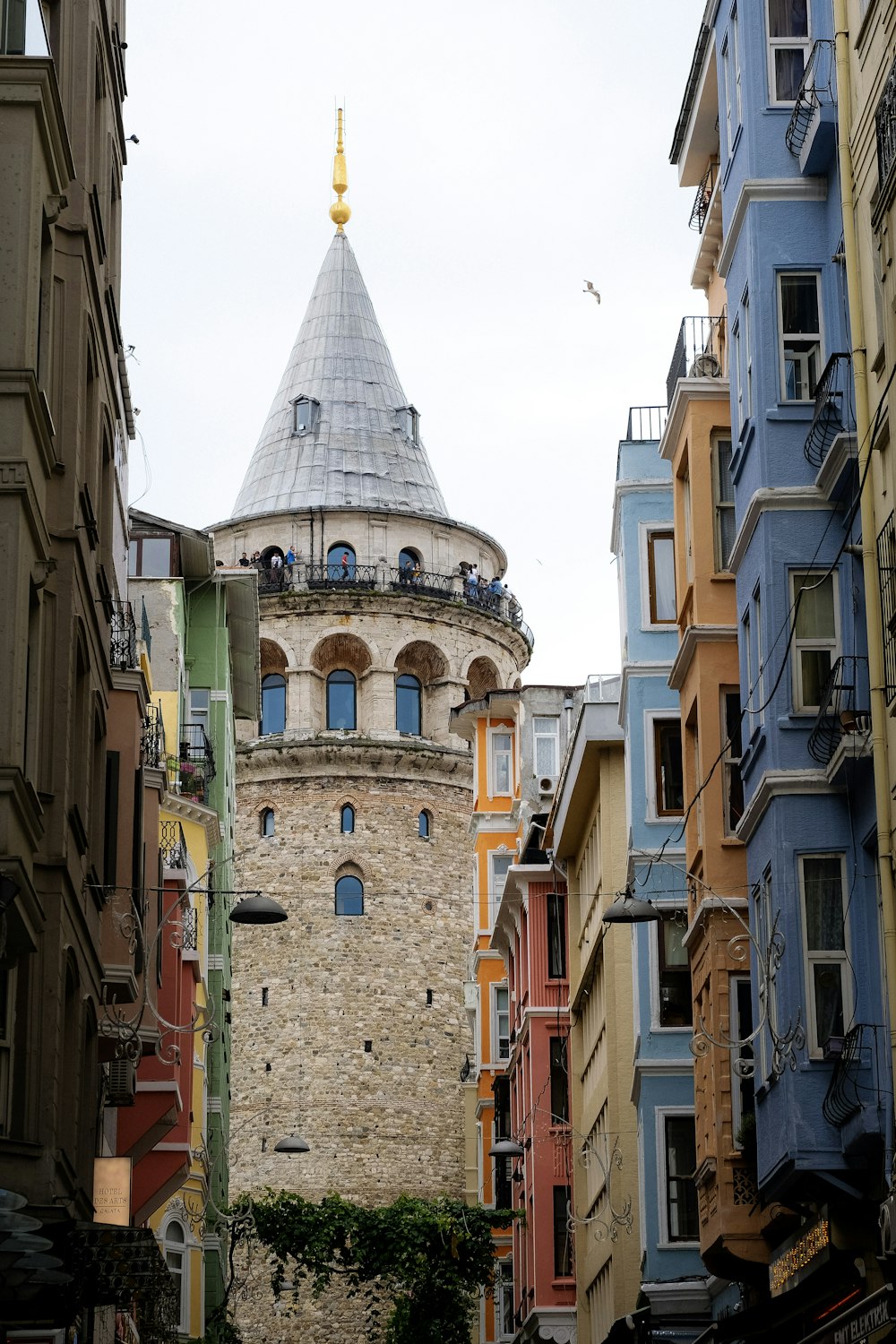 a stone building with a tower