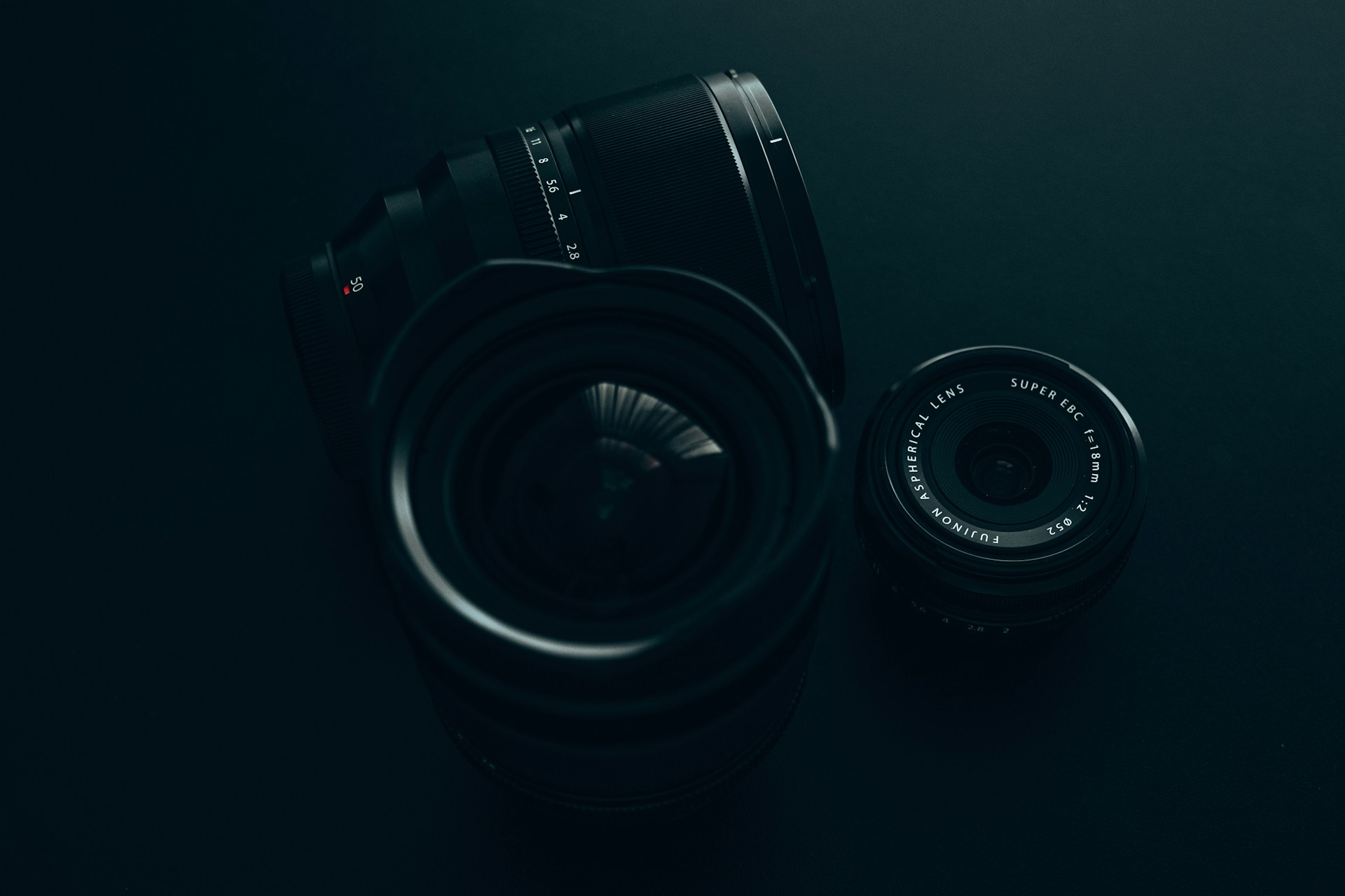 a camera with a lens