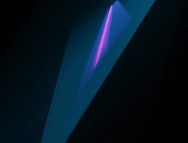 a blue and white circle with a red line in the middle