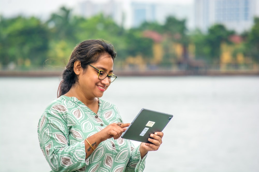 a person holding a book