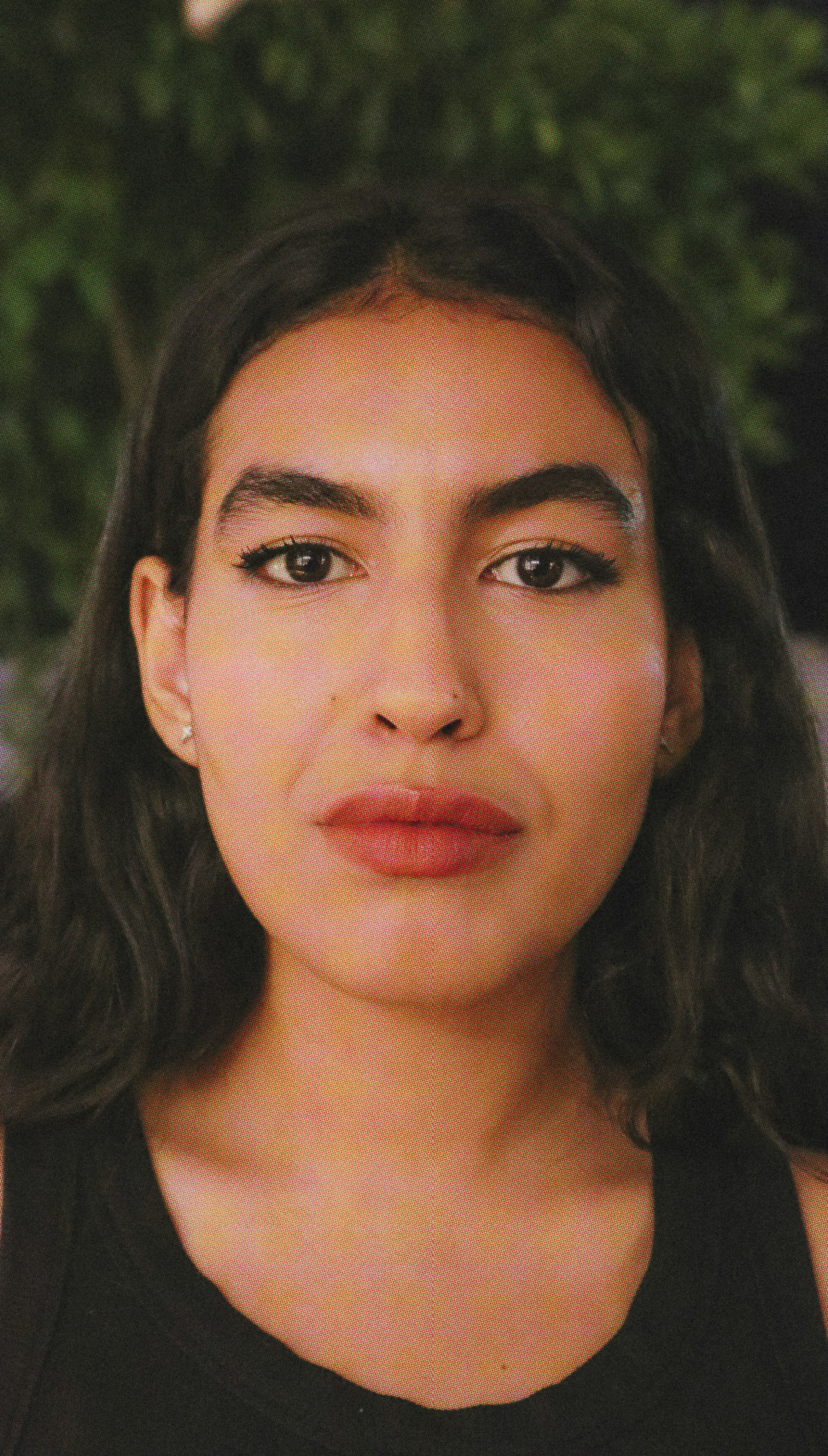 a woman with dark hair