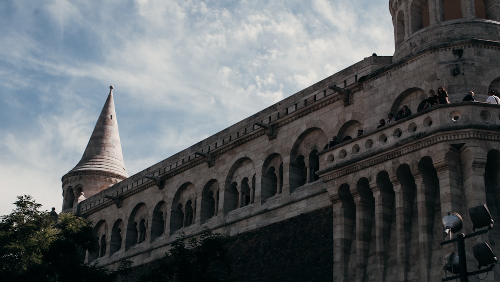 a large stone building