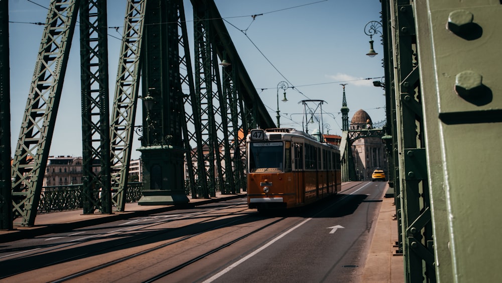 a train on the railway tracks