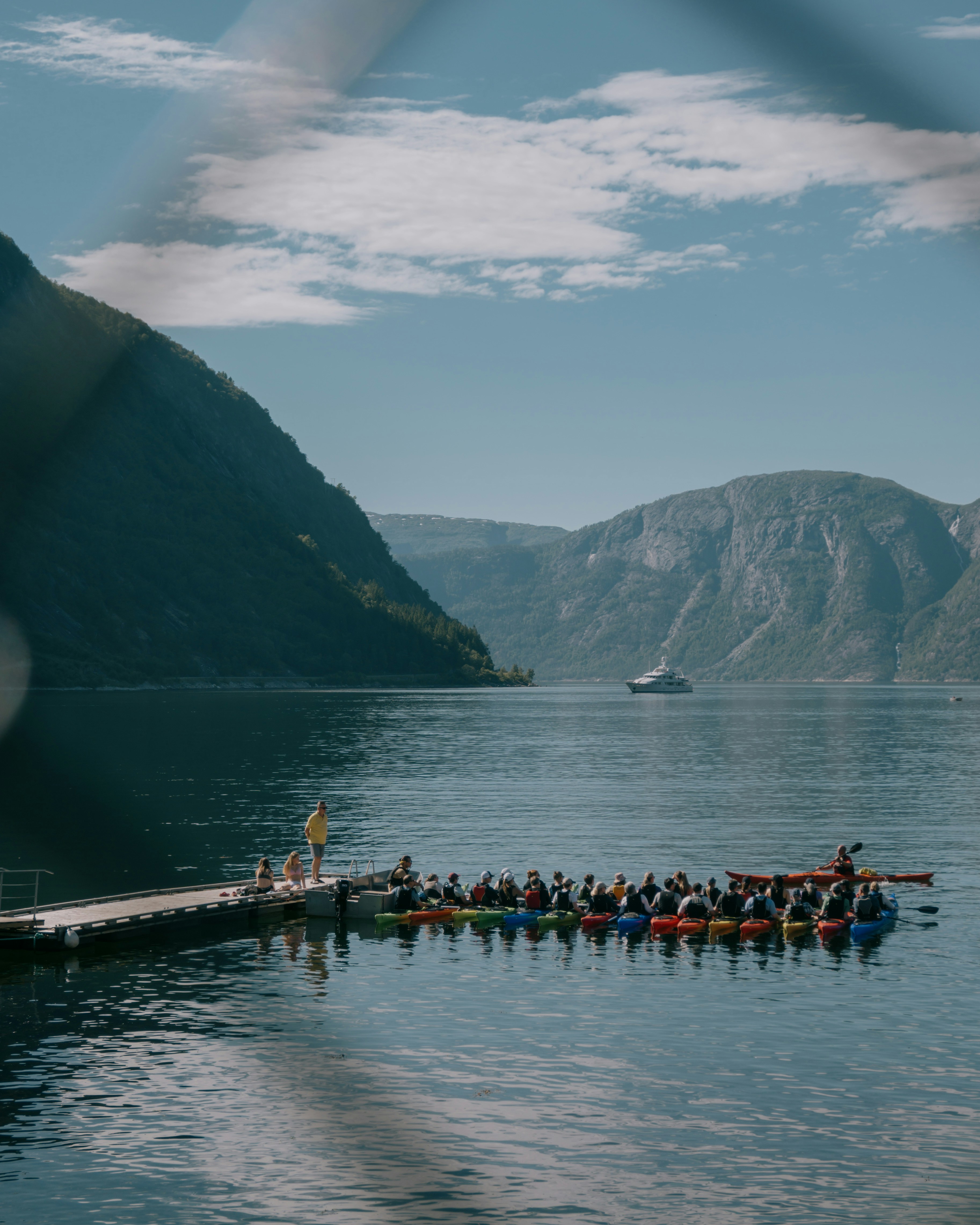 Rowers at Eidfjord