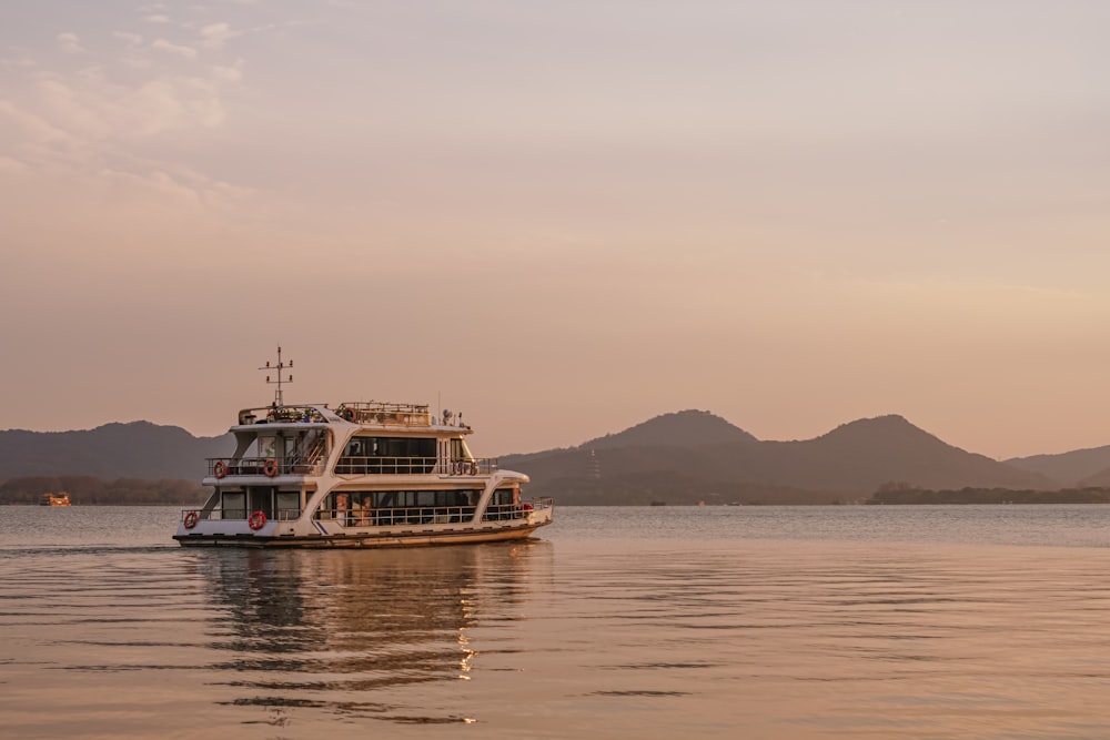 a boat on the water