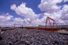 A construction site utilizing klinkor roc products.