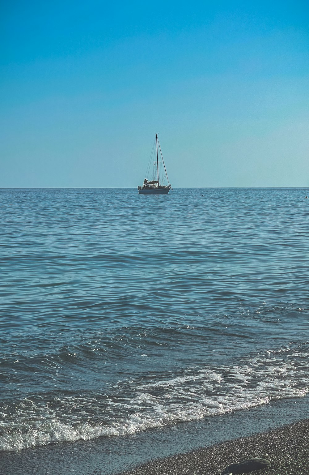 a boat in the water