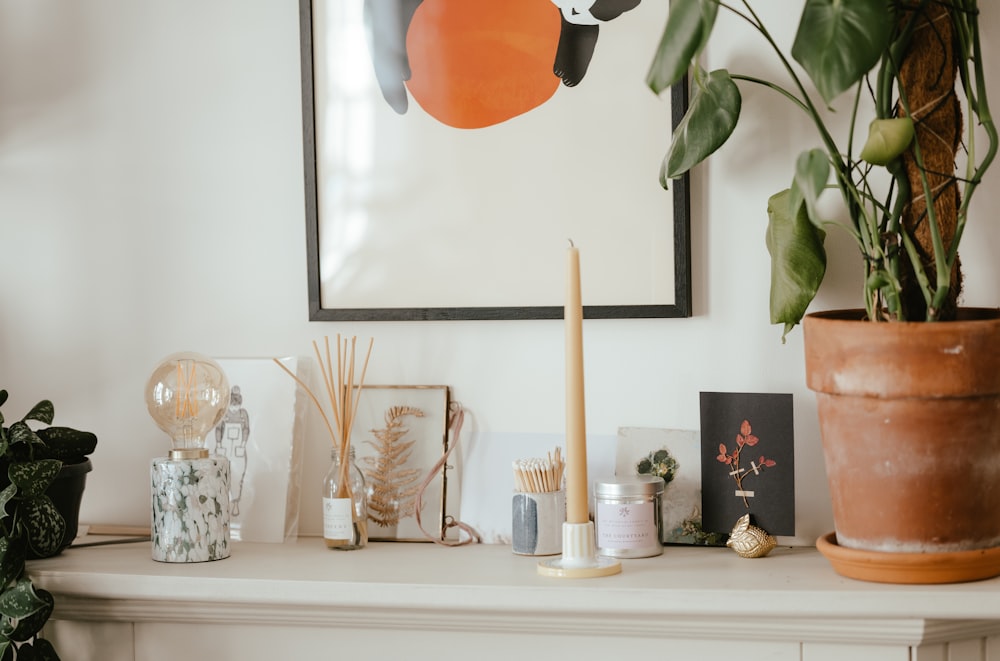 a vase of flowers on a table