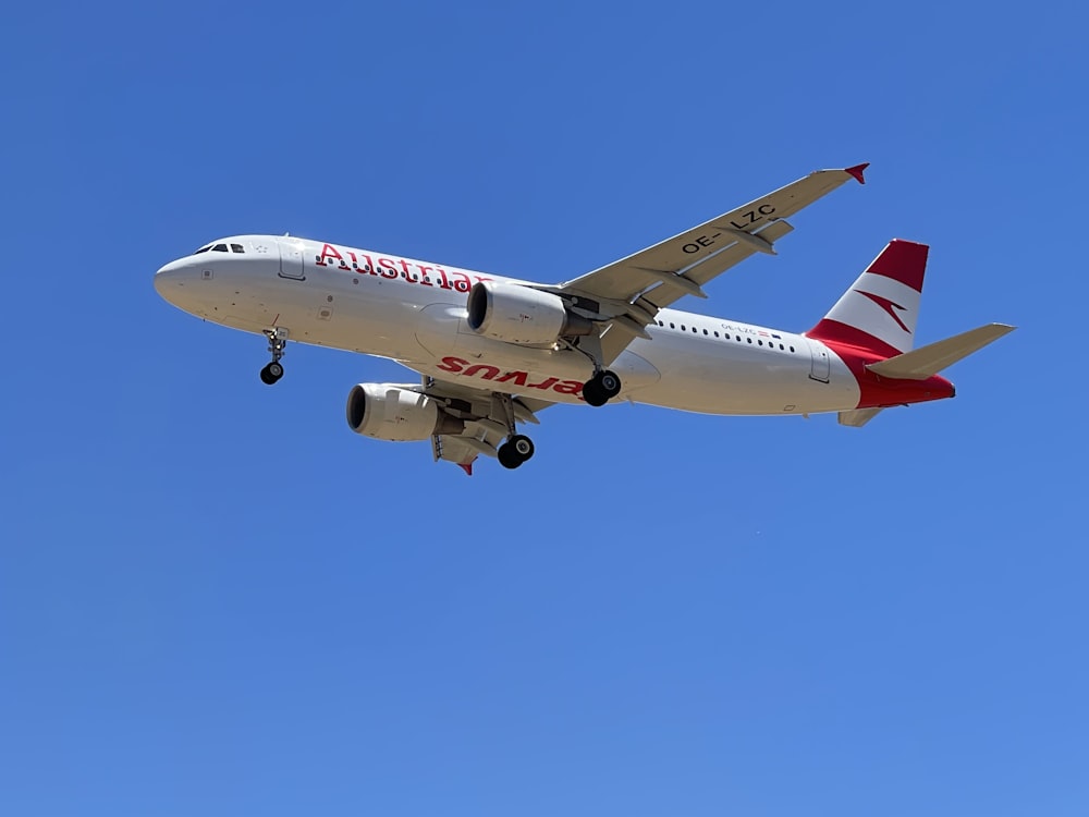 a large airplane flying in the sky