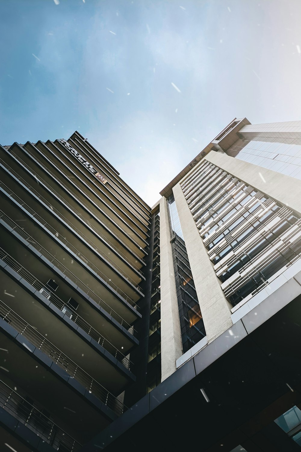 a group of tall buildings