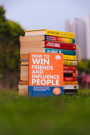 a stack of books