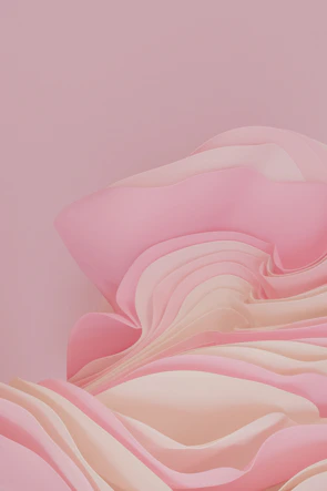 Soft lavender waves cascading over a mint green blouse in natural light.