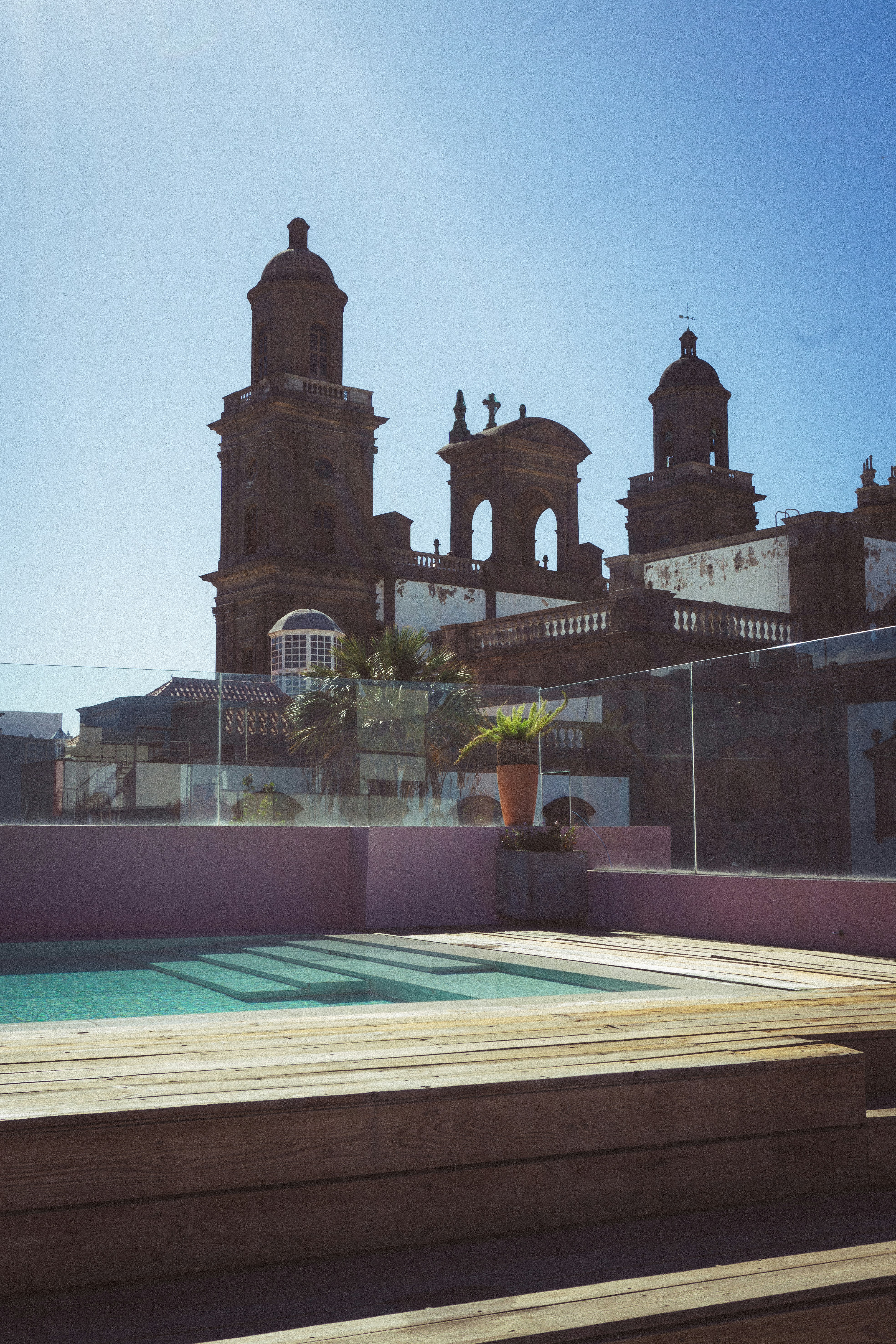 Rooftop pool and terrace