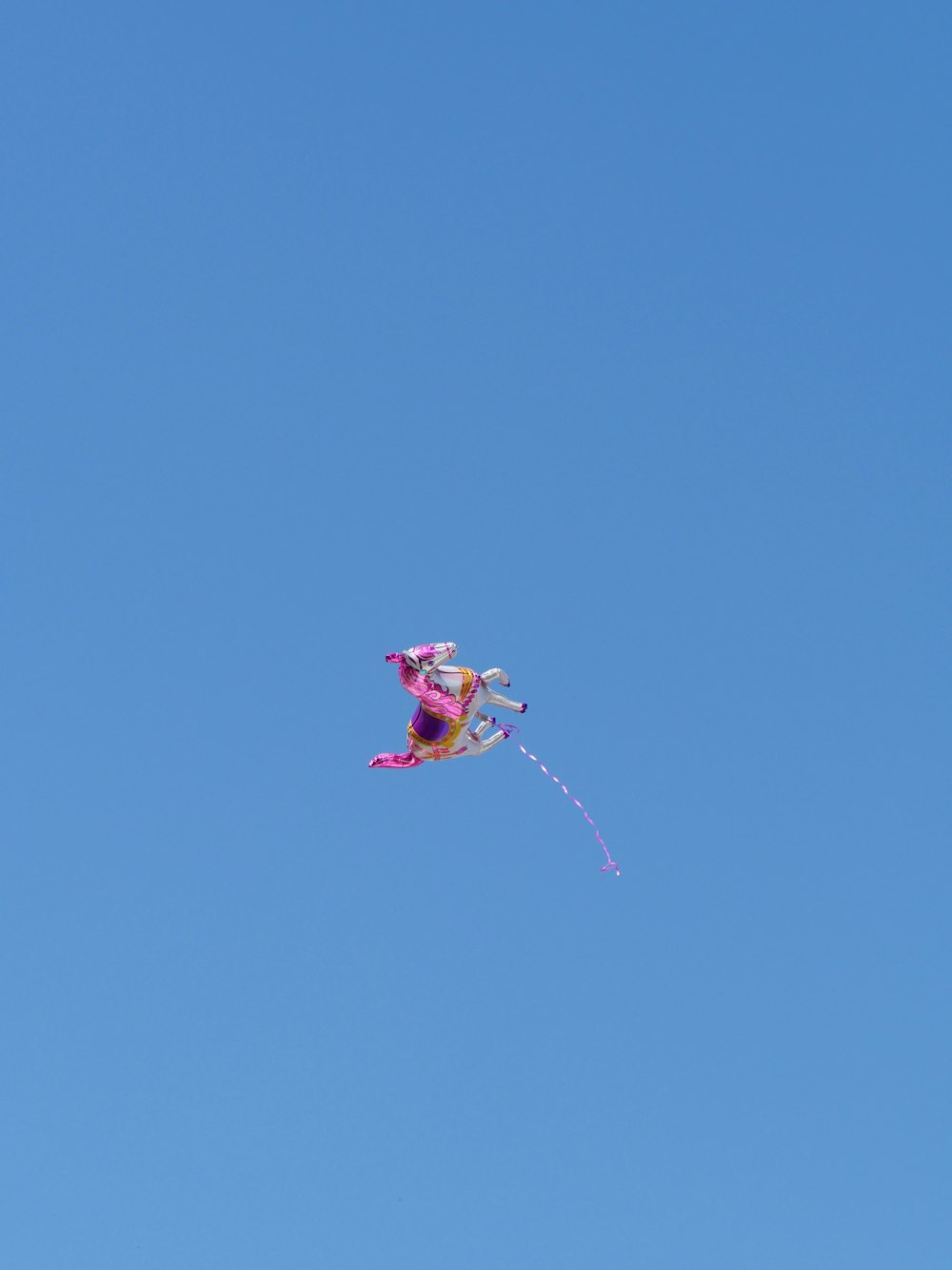 a kite flying in the sky