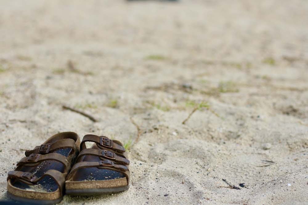 a pair of shoes on the ground