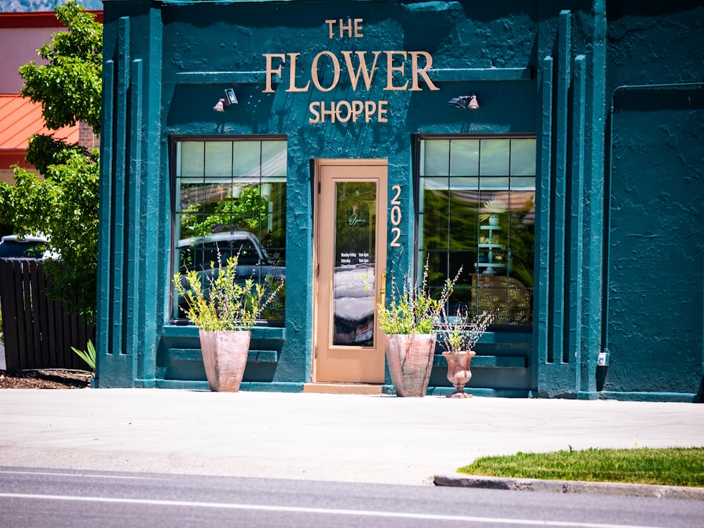 a building with a sign on the front