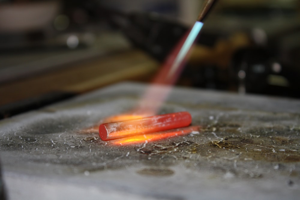 a pencil on a table