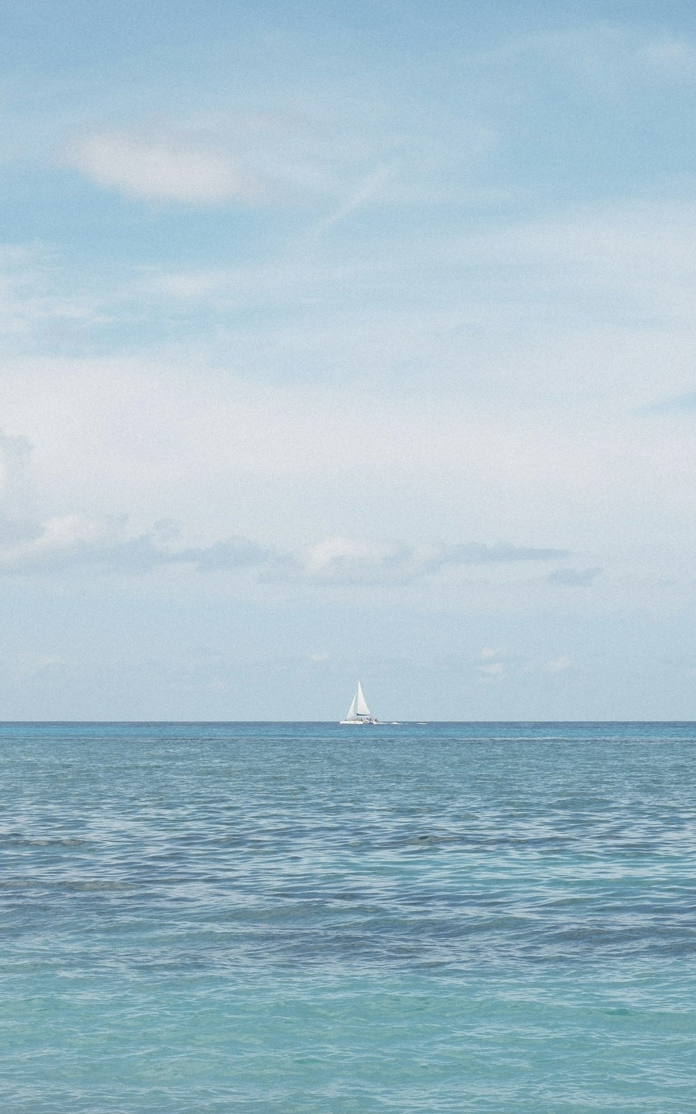 a sailboat on the water