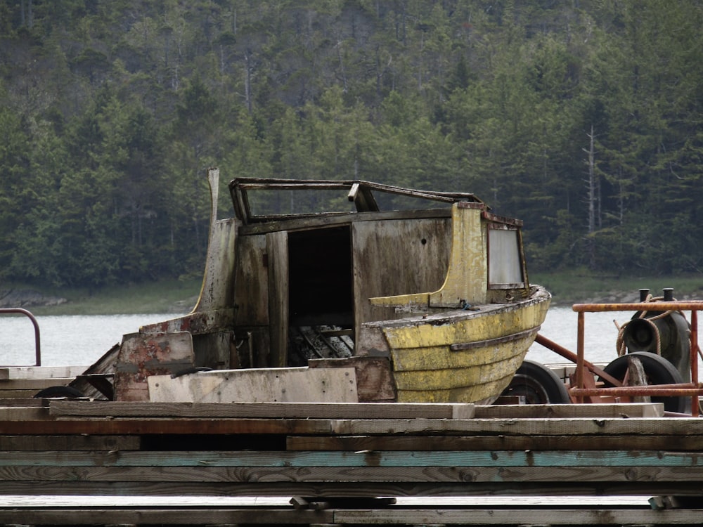 a boat on the water