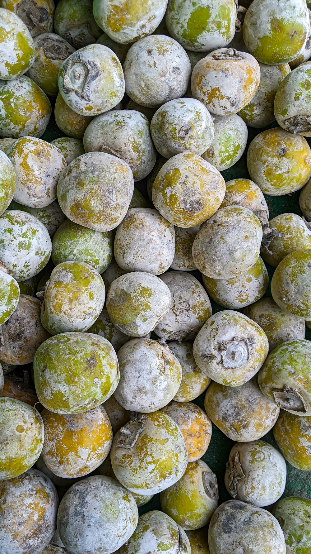 a pile of white and brown rocks