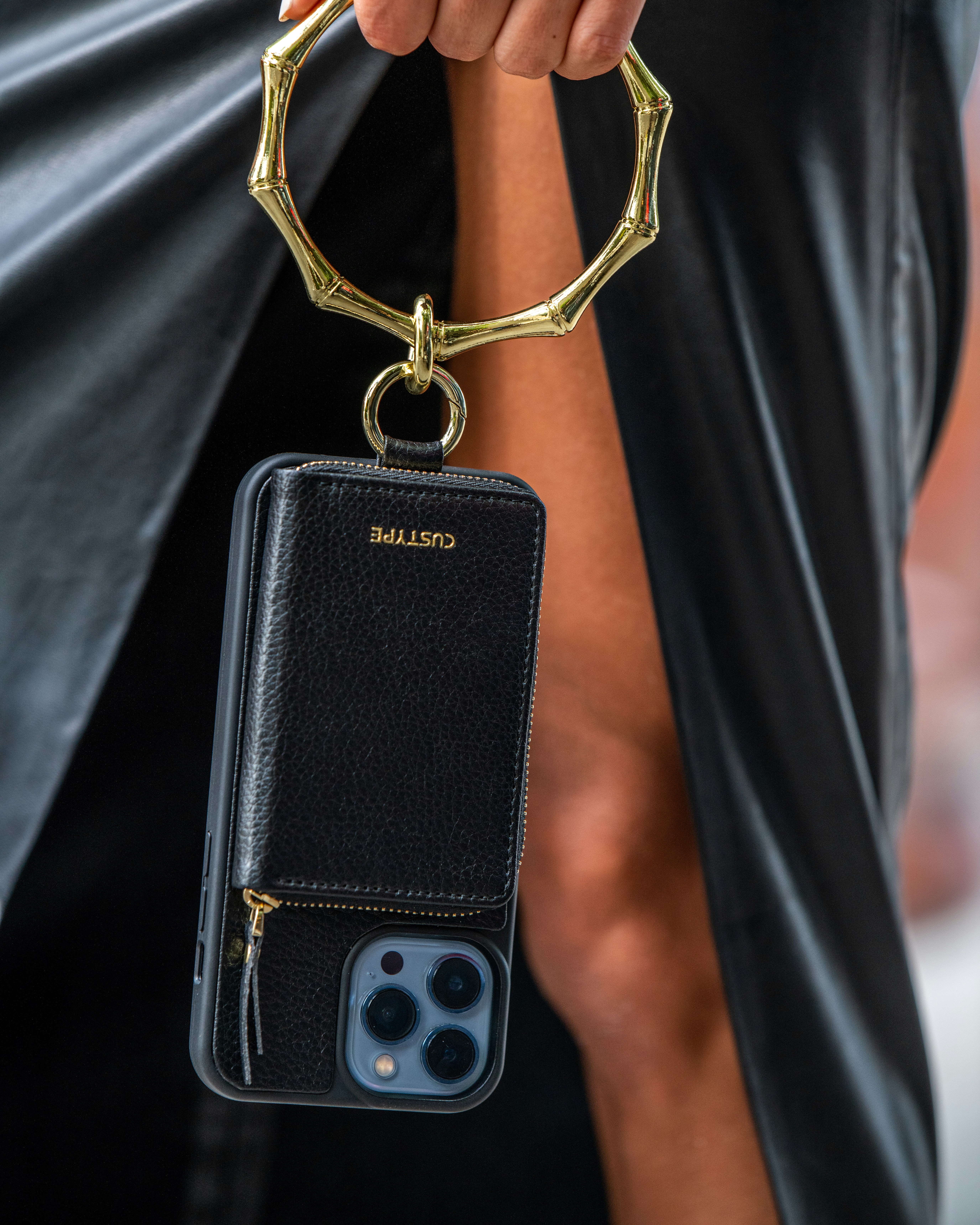 a person holding a cell phone