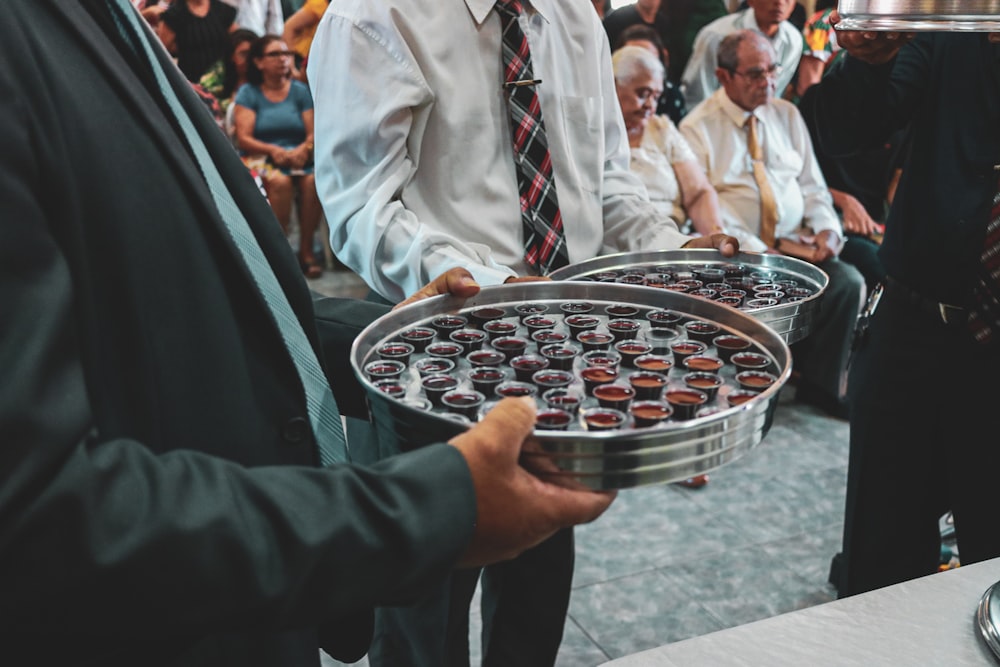 a man playing a game