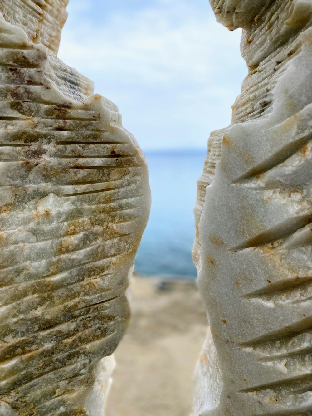 a close-up of some rocks