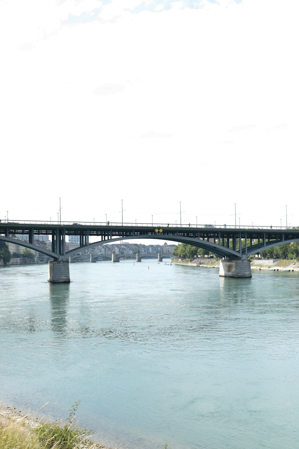 a bridge over a river