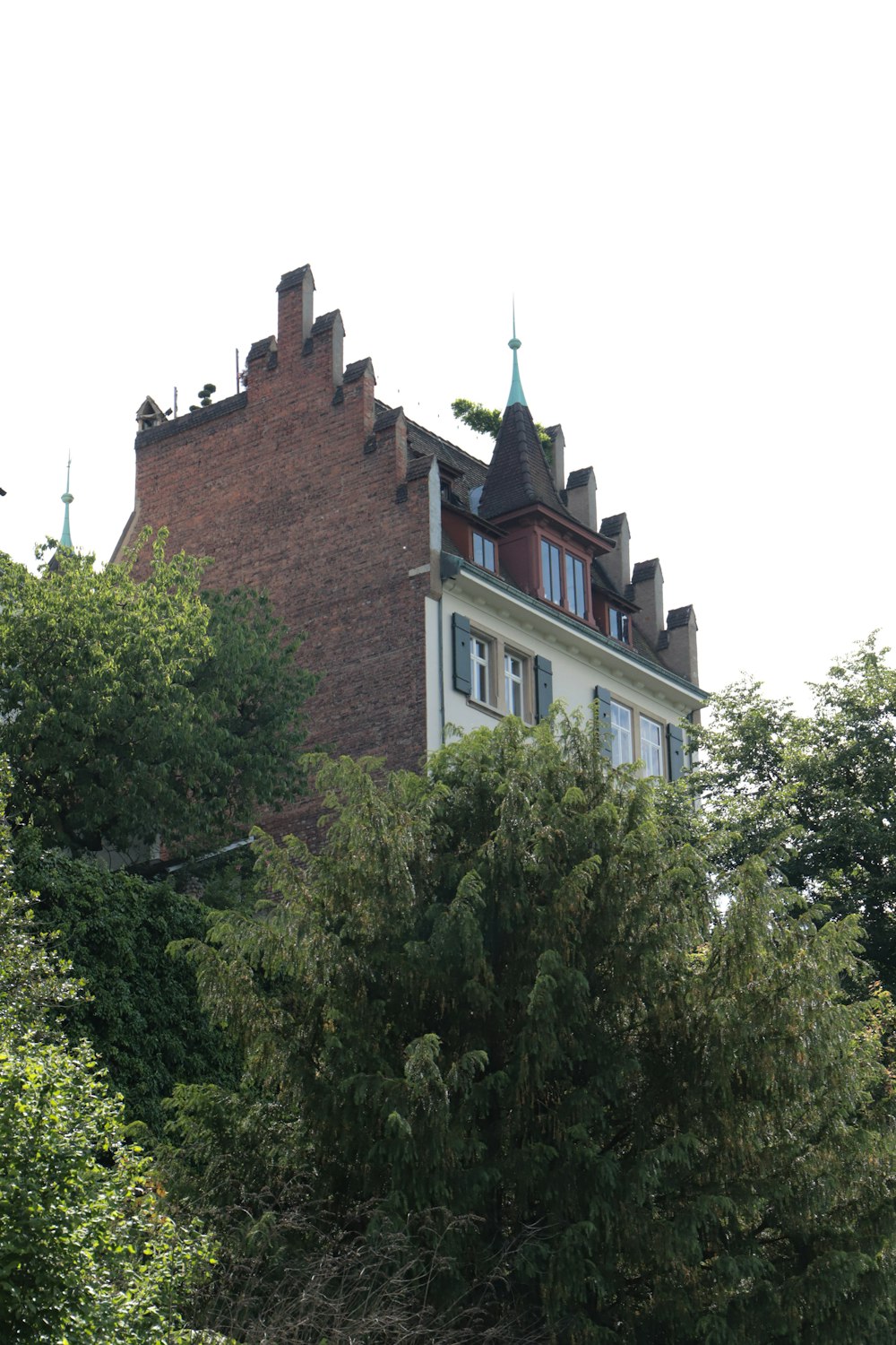 a large building with a tower