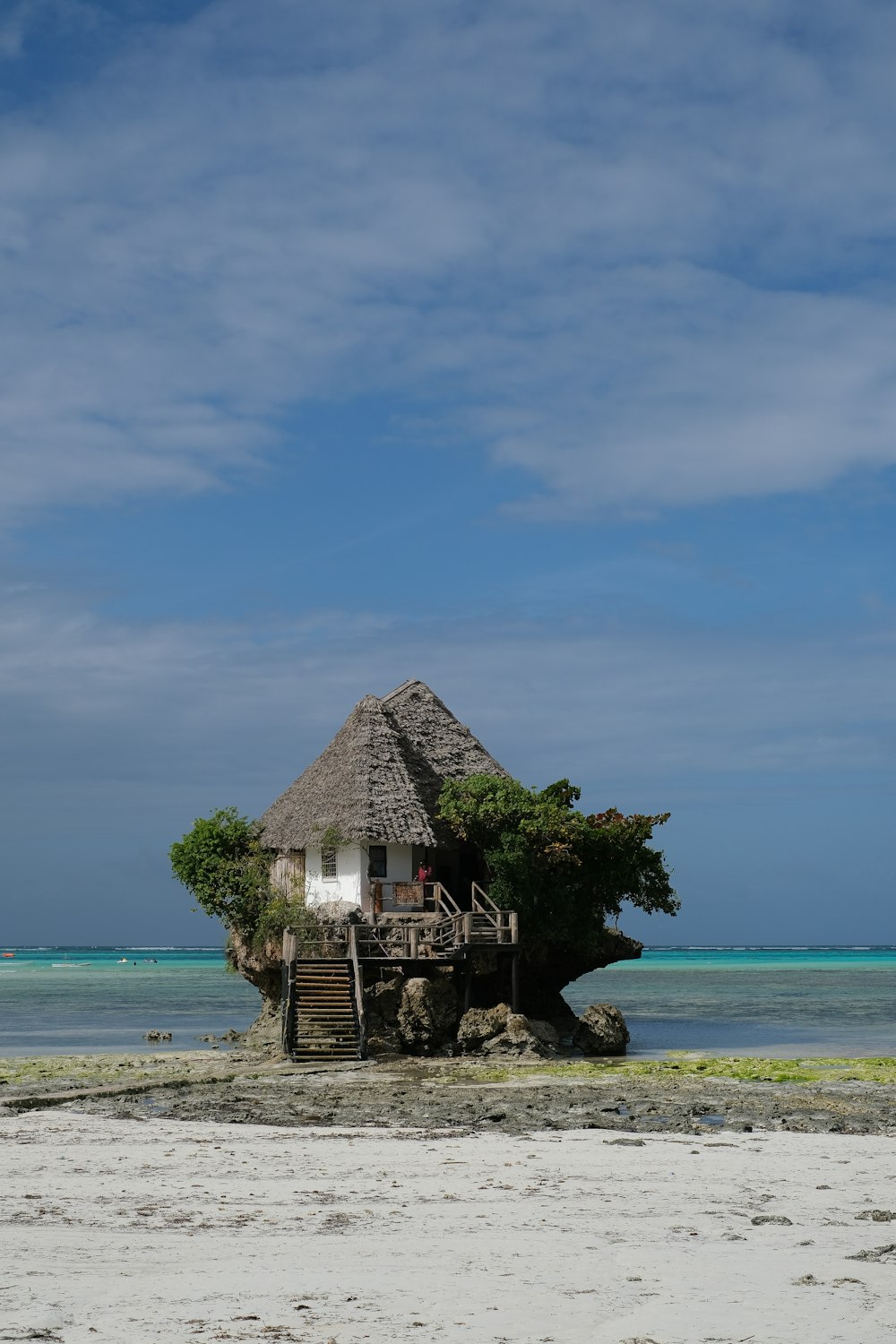 a house on a beach