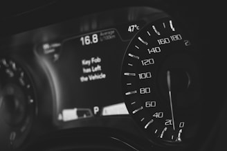 A sleek car dashboard displaying instant valuation results on a digital screen.