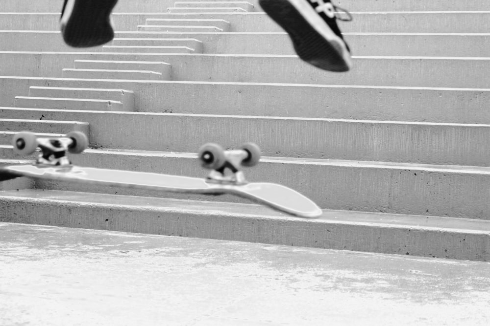 skateboards on the steps