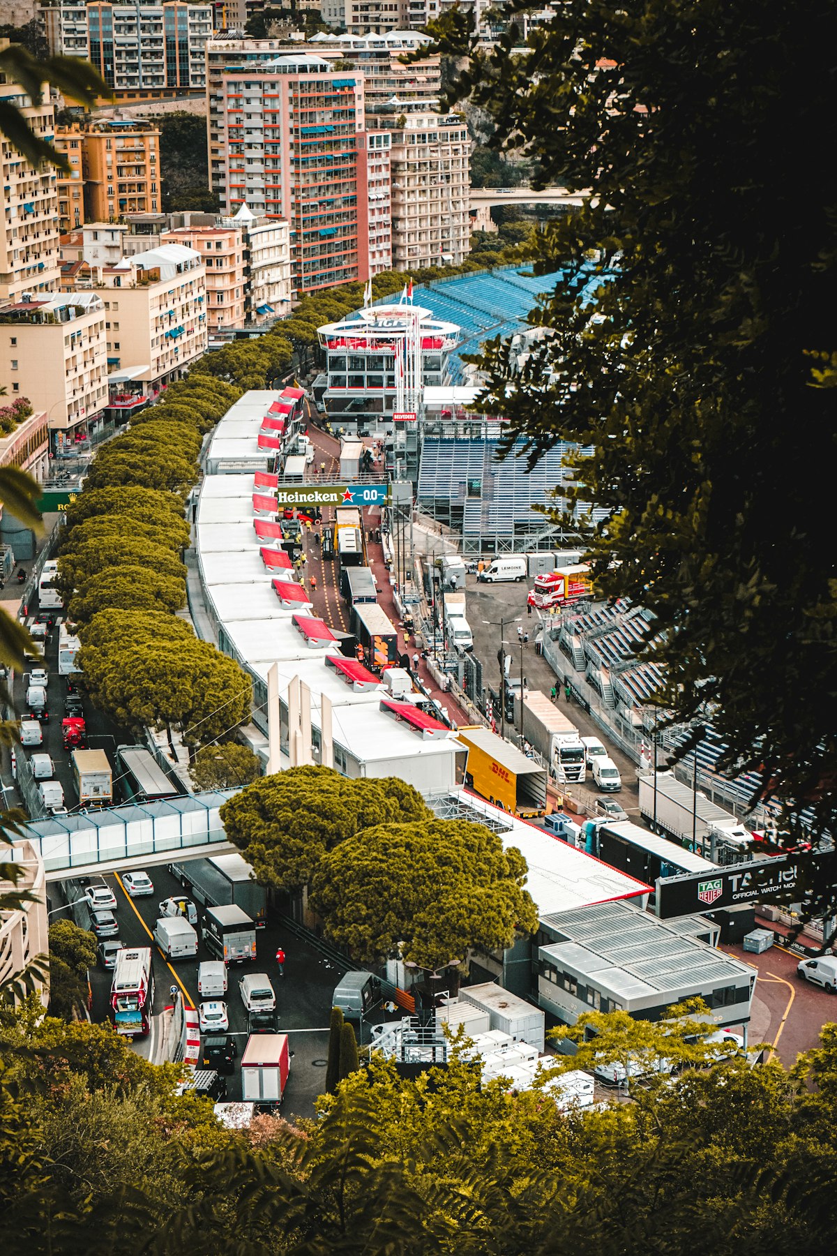 Monaco Grand Prix grid in Casino Square