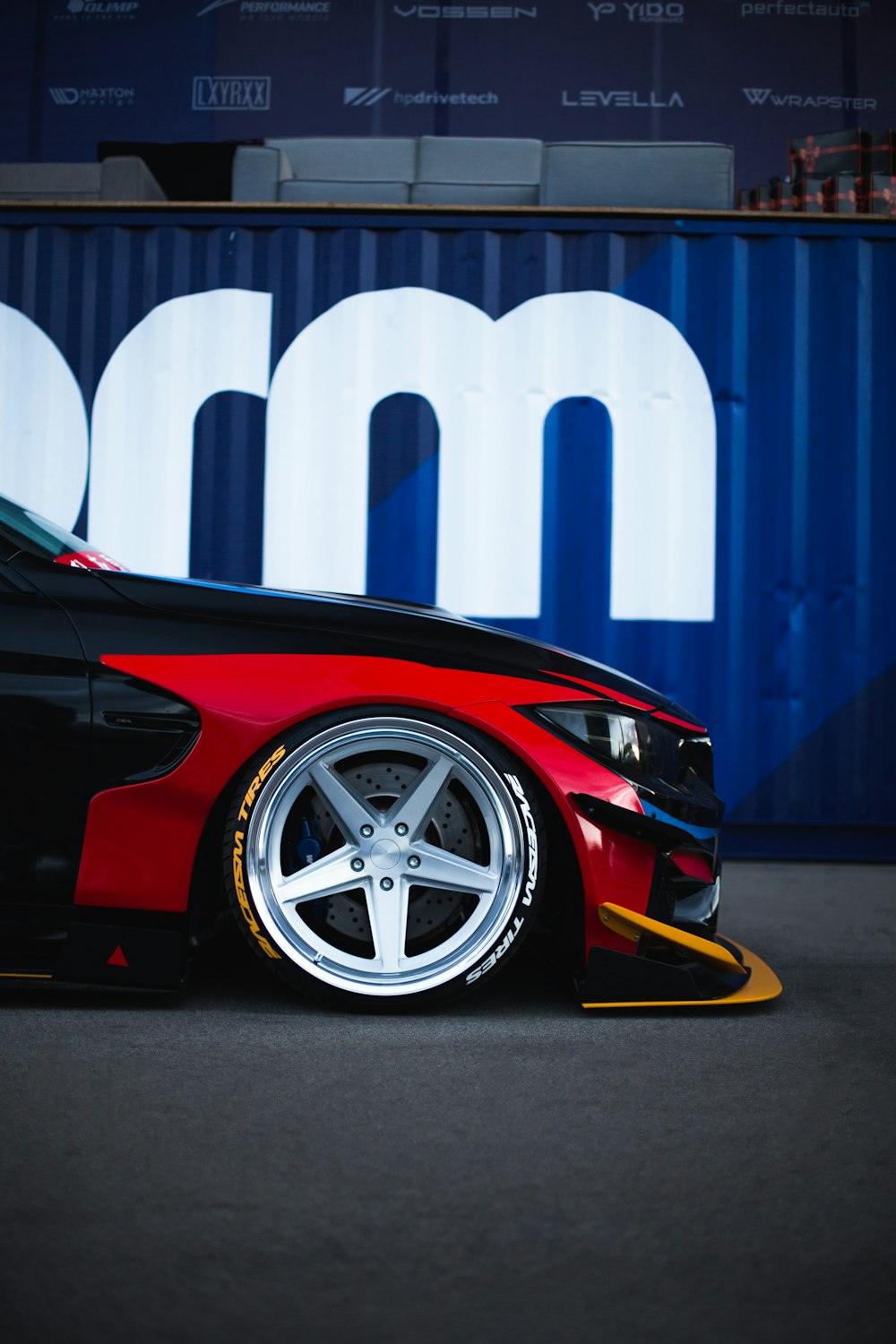 a red sports car